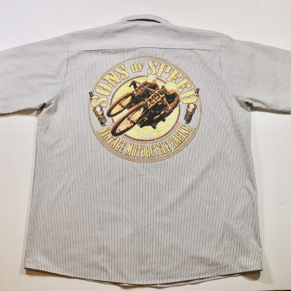 Chopper's Son's of Speed Red Red Kap  Sz XL
